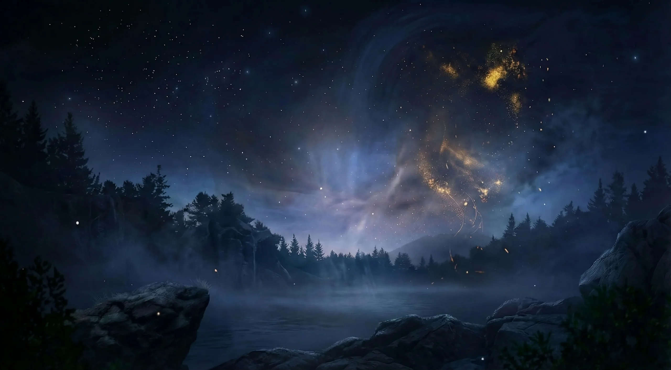 Eldergard bei Nacht